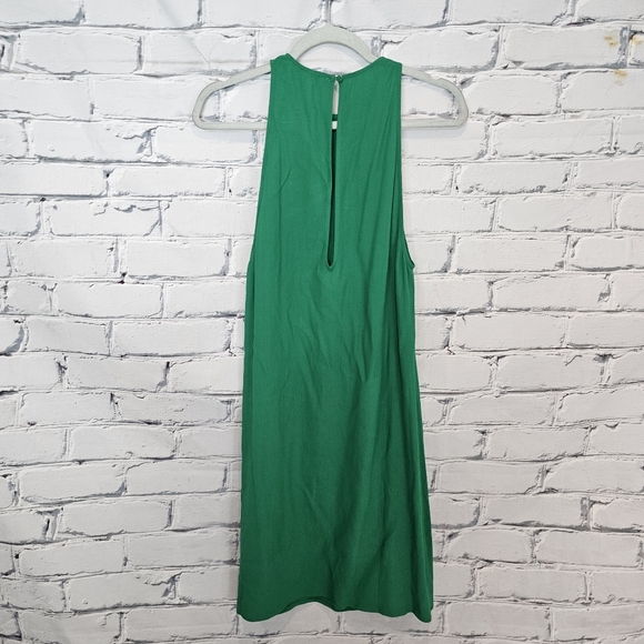 Ba&sh Fiam Mini Dress In Vert - Picture 3 of 9